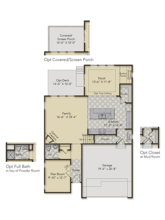 Floor Plan at Rutland Grove HHHunt Homes